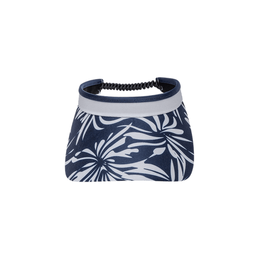 Island Breeze Print And Solid Coil Visors