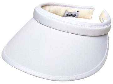White Slide On Visor