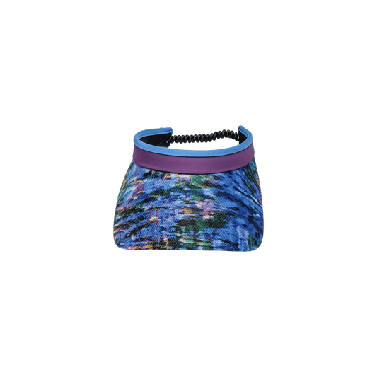 Waterfall Print And Solid Coil Visors