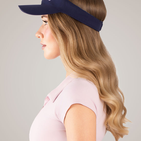 April Viser Busy Golfing Sport Visor|Navy|April by Glove It Womens Trendy Golf ...