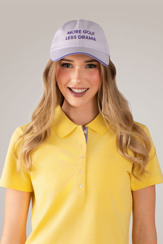 Lavender More Golf Less Drama Ball Cap