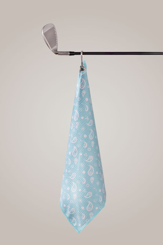 Aqua Golf Towel