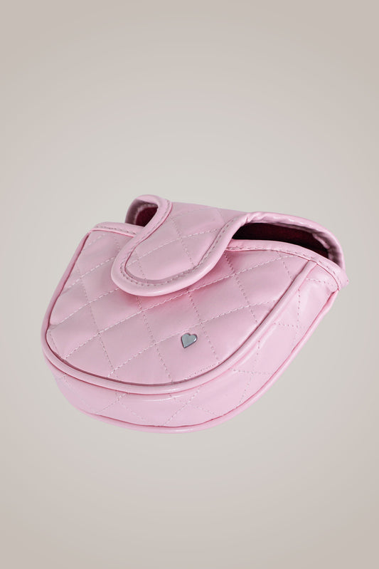 Mallet Putter Cover in Quilted Light Pink