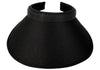 Black April Wide Brim Clip Visor