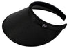 Black April Wide Brim Clip Visor