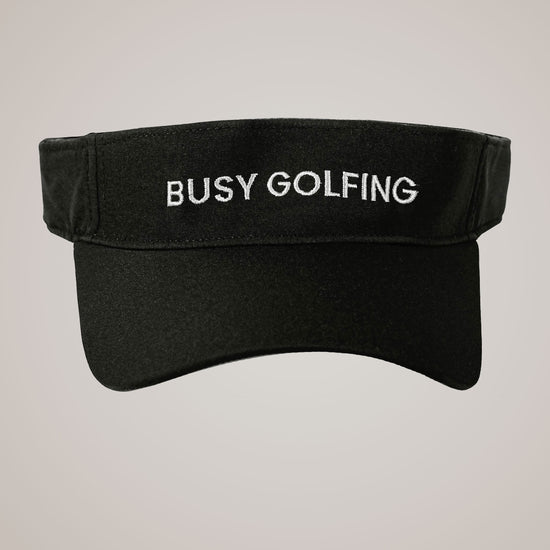 April Viser Black Busy Golfing Sport Visor | April by Glove It