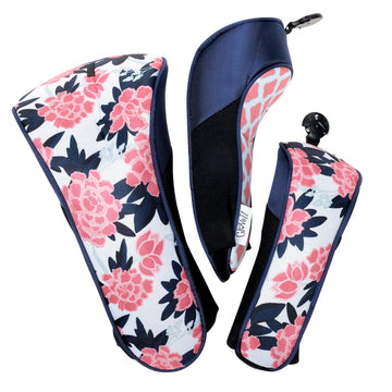 Peonies & Pars Club Covers 3 Piece Set