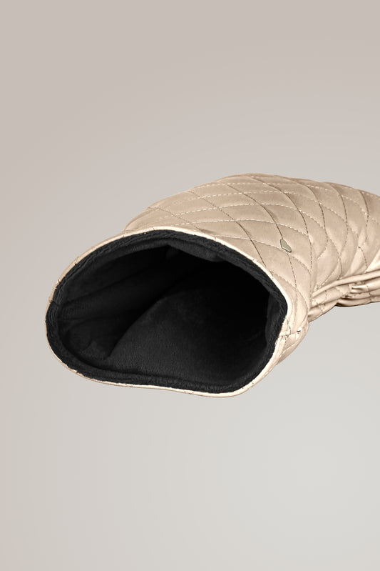 Driver Cover in Quilted Gold