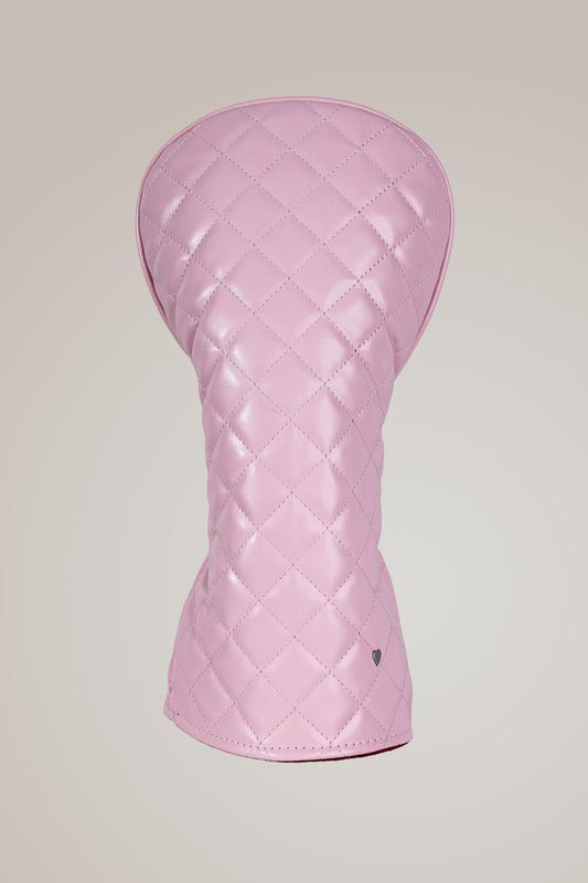 Driver Cover in Quilted Light Pink