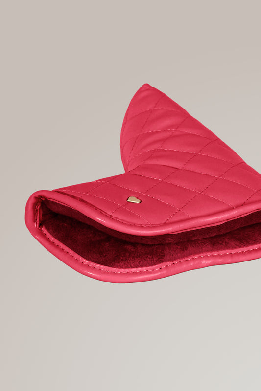 Blade Putter Cover in Quilted Raspberry