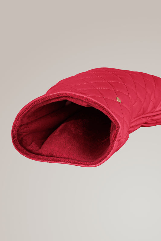 Driver Cover in Quilted Raspberry
