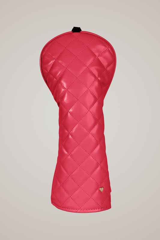 Fairway Cover in Quilted Raspberry