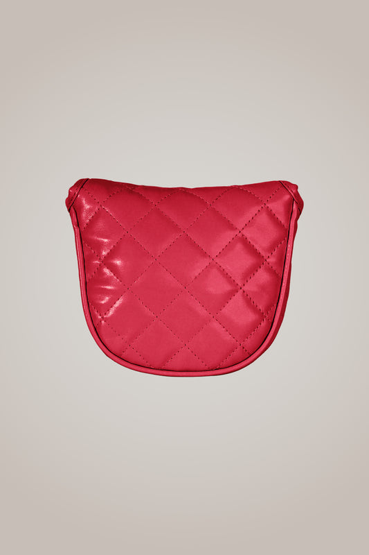 Mallet Putter Cover in Quilted Raspberry