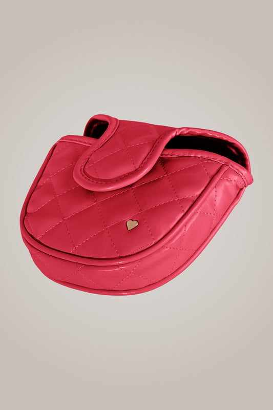 Mallet Putter Cover in Quilted Raspberry