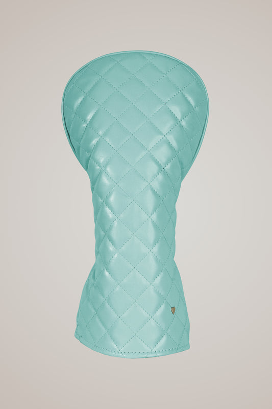 Driver Cover in Quilted Aqua