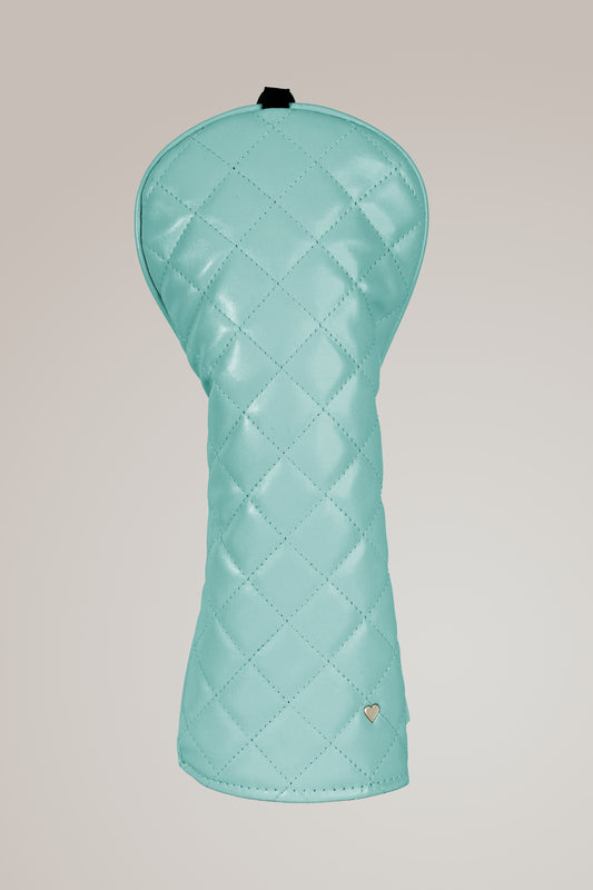 Fairway Cover in Quilted Aqua
