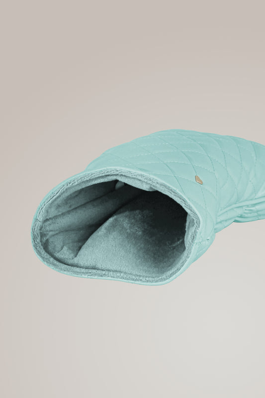 Driver Cover in Quilted Aqua