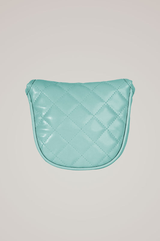Mallet Putter Cover in Quilted Aqua