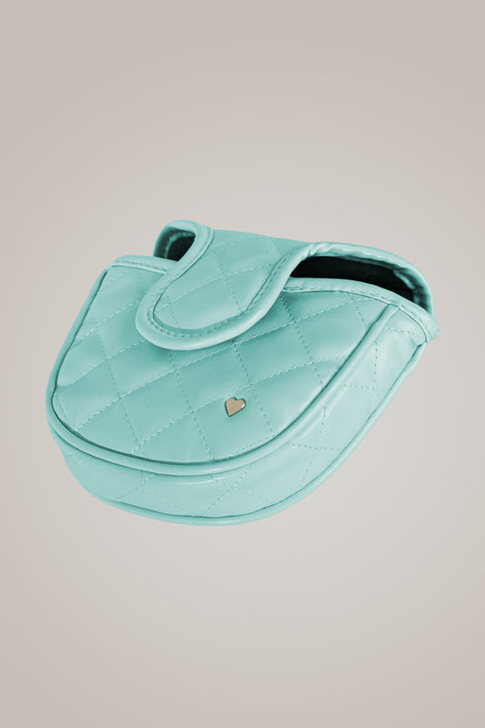 Mallet Putter Cover in Quilted Aqua