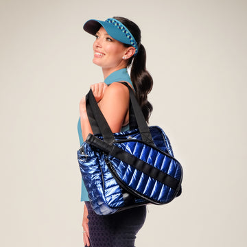 Navy Pickleball Detachable Tote Bag