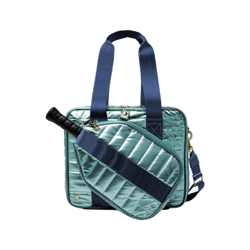 Teal Pickleball Detachable Tote Bag