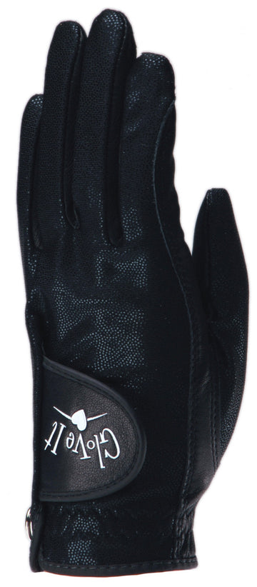 Black Clear Dot Golf Glove