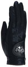 Black Clear Dot Golf Glove