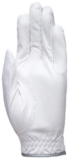 White Clear Dot Golf Glove