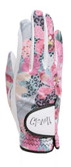 Orchid Cheetah Golf Glove