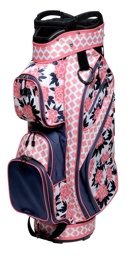 Peonies & Pars Cart Golf Bag