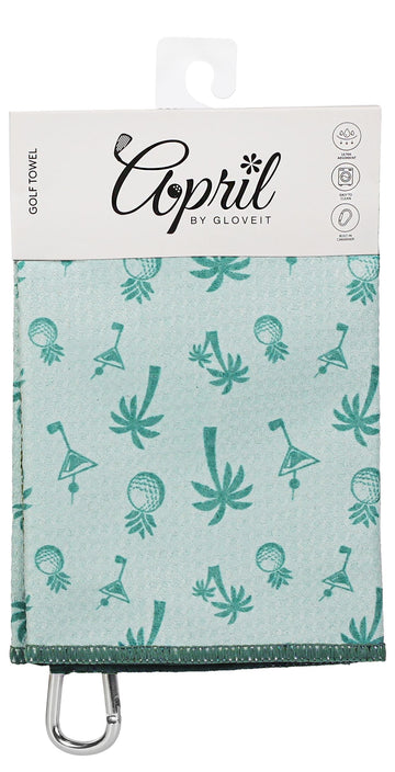 Green April Golf Towel