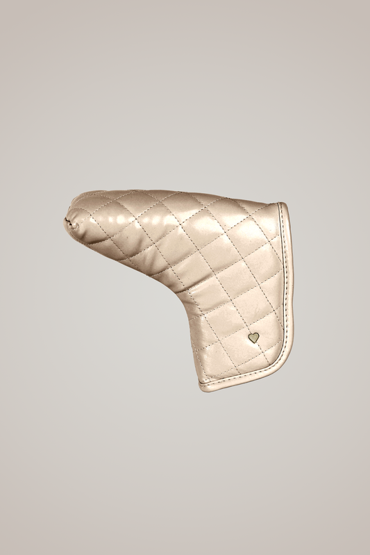 Blade Putter Cover in Quilted Gold