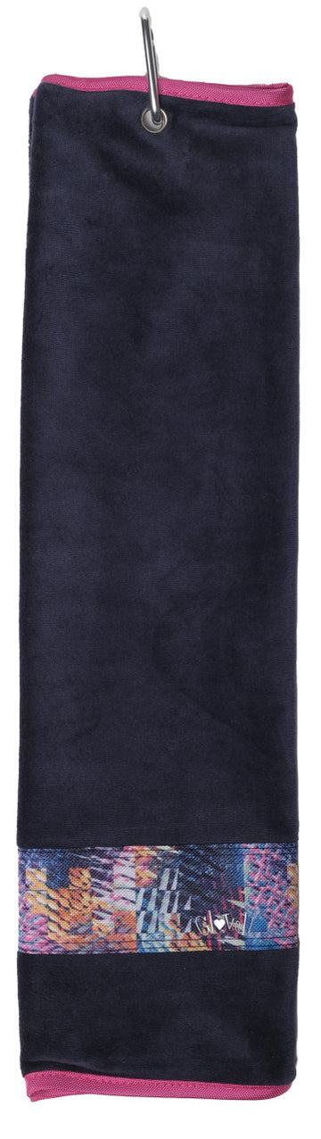 Navy Fusion Sport Towel