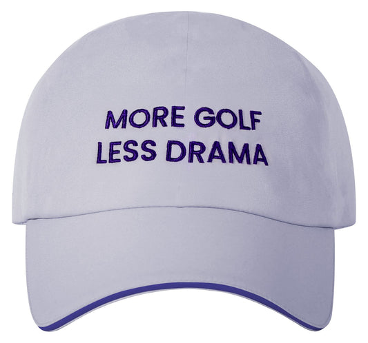 Lavender April More Golf Less Drama Ball Cap