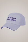 More Golf Less Drama Ball Cap in Lavender