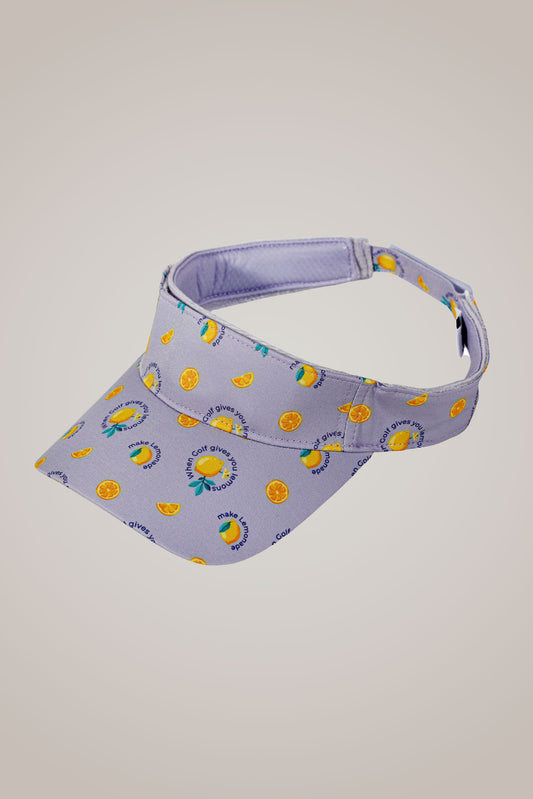 Lavender Lemons Sport Visor