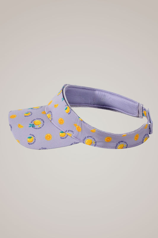 Lavender Lemons Sport Visor