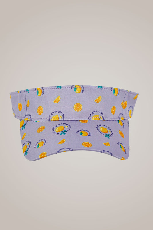 When Golf Gives You Lemons Lavender Sport Visor