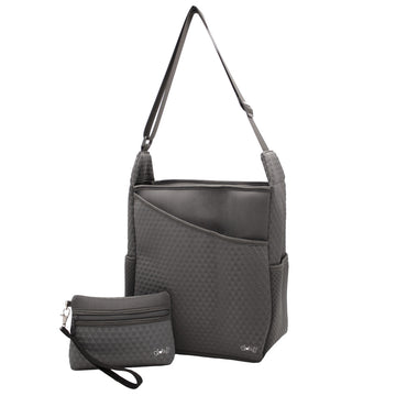 Slate Tote Bag & Wristlet