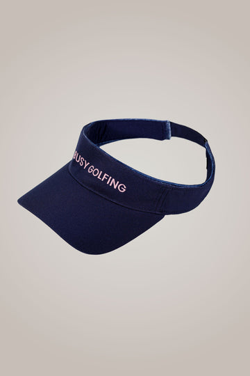 Navy Busy Golfing Sport Visor
