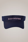 Navy Busy Golfing Sport Visor