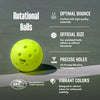 OZO Pickleball Outdoor Balls 12-Pack Green