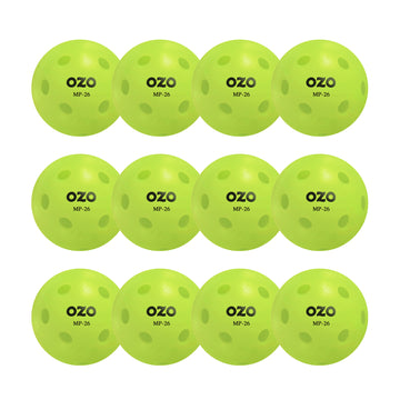 OZO Pickleball Indoor Balls 12-Pack Green