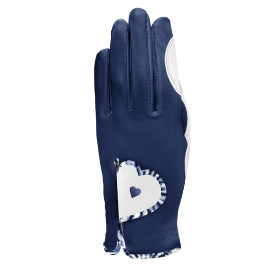 Shibori Navy One-Size Golf Glove