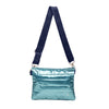 Teal Padded Crossbody Belt Bag