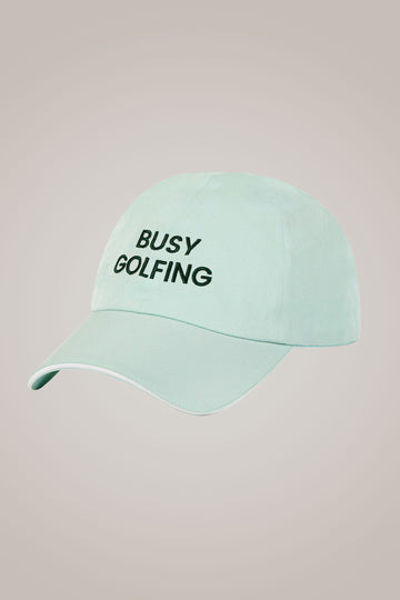 Busy Golfing Ball Cap in Green