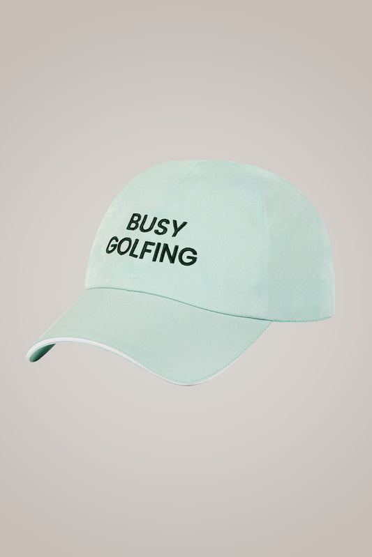 Busy Golfing Ball Cap in Green