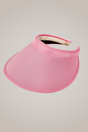 Pink Wide Brim Slide On Visor