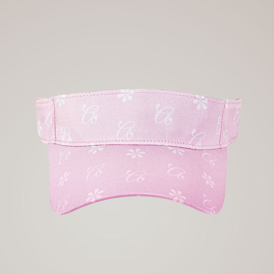 April Viser Pink Flower Womens Golf Sport Visor | April by Glove It