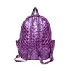 Purple Quilted Tennis Racquet Backpack